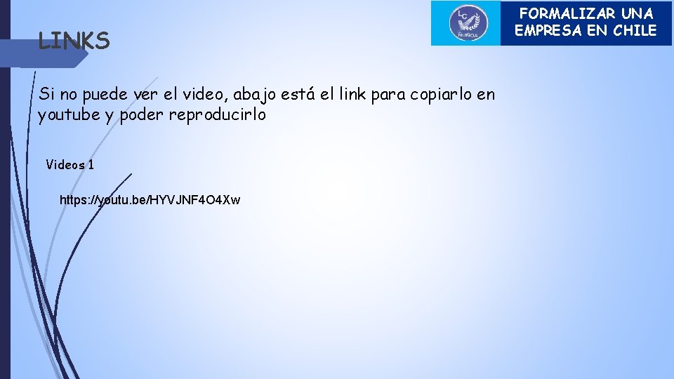 LINKS Si no puede ver el video, abajo está el link para copiarlo en LINKS Si no puede ver el video, abajo está el link para copiarlo en