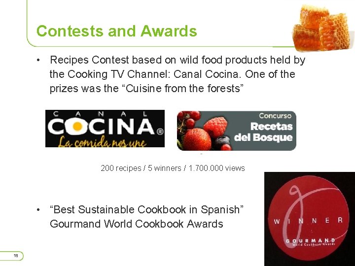 Contests and Awards • Recipes Contest based on wild food products held by the