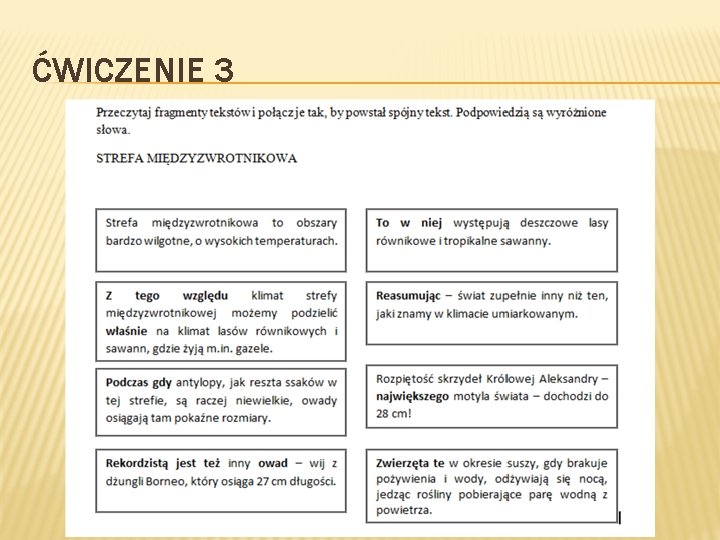 ĆWICZENIE 3 ĆWICZENIE 3
