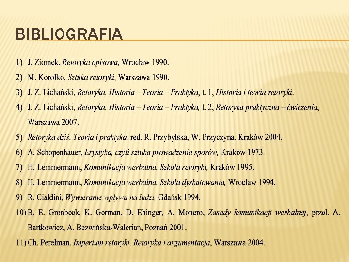 BIBLIOGRAFIA BIBLIOGRAFIA