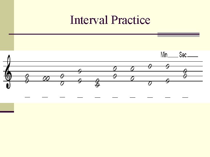 Interval Practice 