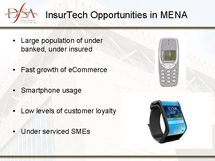 Insur. Tech Opportunities in MENA • Large population of under banked, under insured •