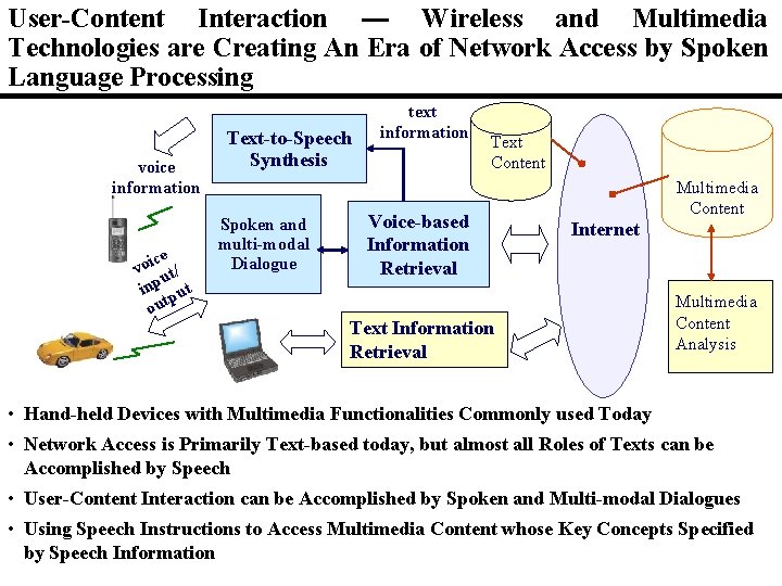 User-Content Interaction — Wireless and Multimedia Technologies are Creating An Era of Network Access