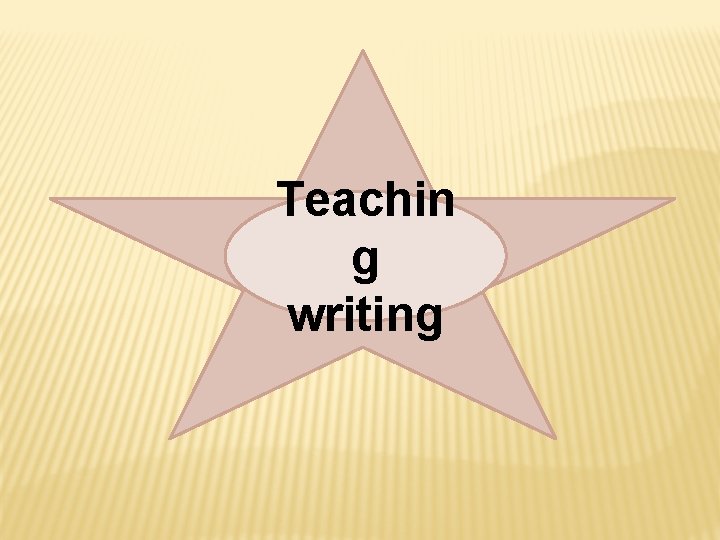 Teachin g writing 