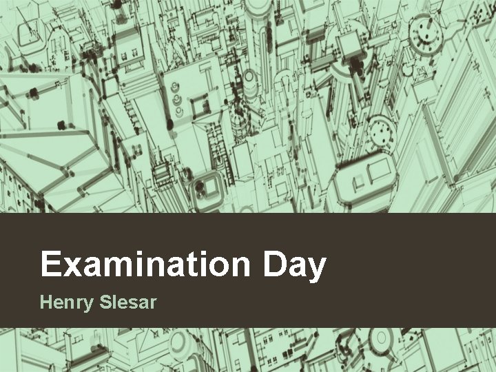 Examination Day Henry Slesar 