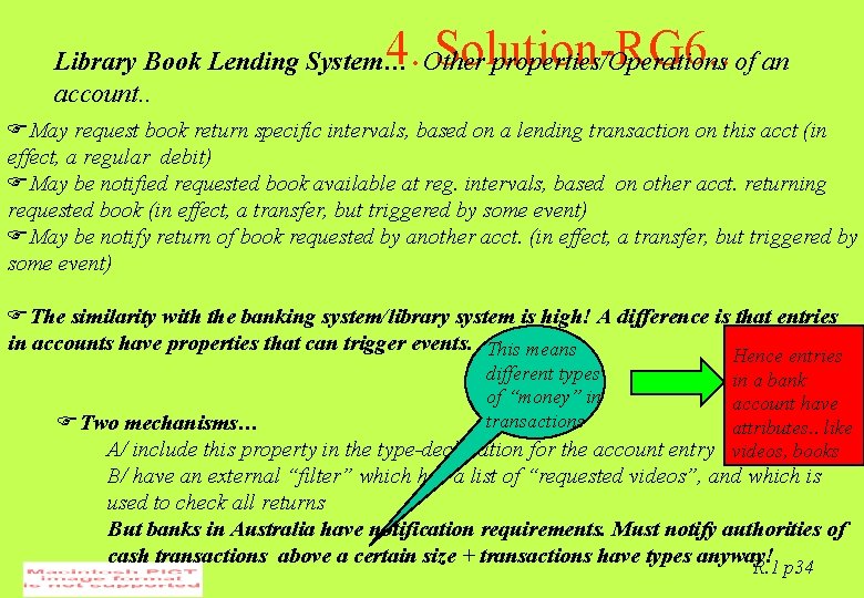 4. Solution-RG 6. . Library Book Lending System… Other properties/Operations of an account. .