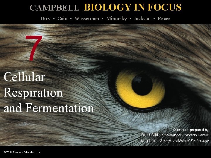 CAMPBELL BIOLOGY IN FOCUS Urry • Cain • Wasserman • Minorsky • Jackson •