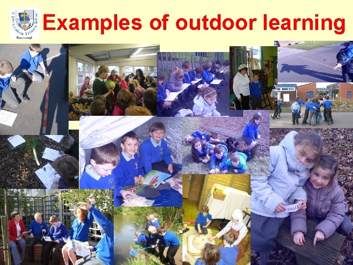 Examples of outdoor learning 