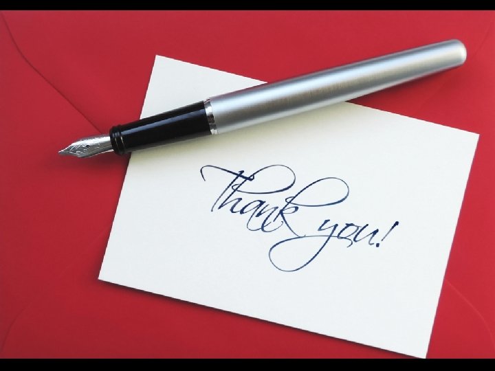 Picture of a thank-you note 
