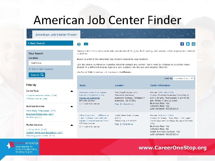 American Job Center Finder 