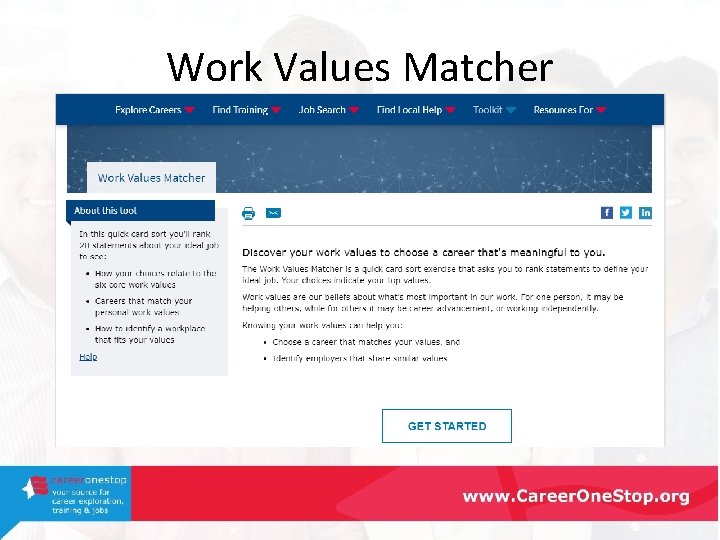 Work Values Matcher 