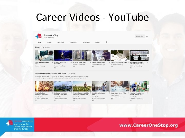 Career Videos - You. Tube 
