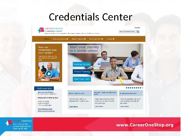 Credentials Center 