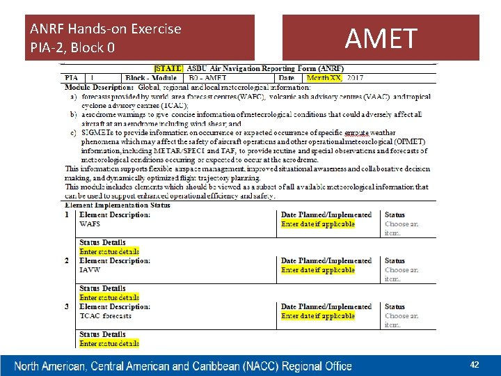 ANRF Hands-on Exercise PIA-2, Block 0 AMET 42 