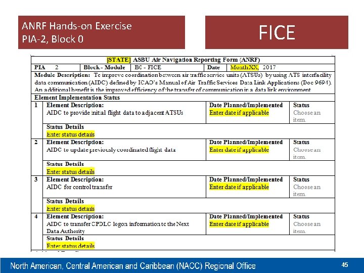 ANRF Hands-on Exercise PIA-2, Block 0 FICE 45 