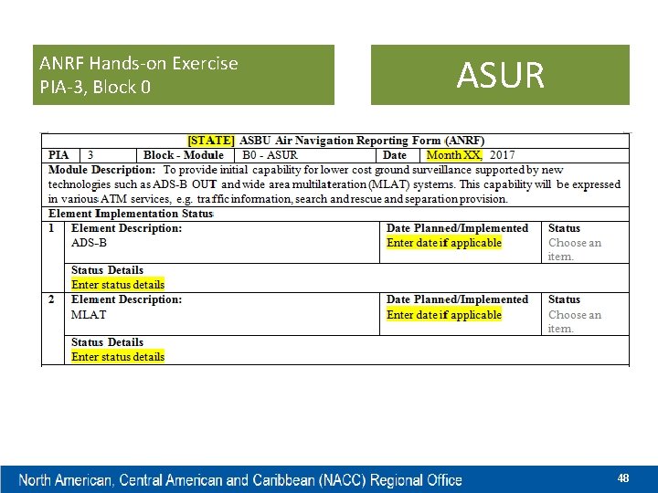ANRF Hands-on Exercise PIA-3, Block 0 ASUR 48 