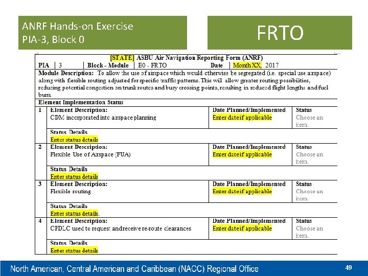 ANRF Hands-on Exercise PIA-3, Block 0 FRTO 49 