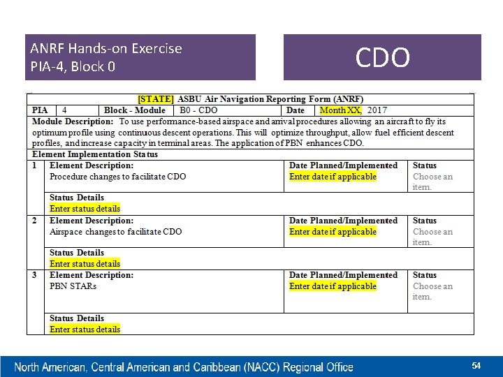 ANRF Hands-on Exercise PIA-4, Block 0 CDO 54 
