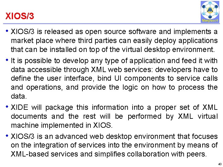 XIOS/3 IBM Power Systems • XIOS/3 is released as open source software and implements XIOS/3 IBM Power Systems • XIOS/3 is released as open source software and implements