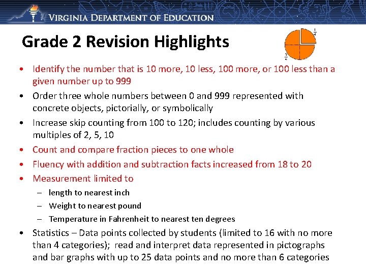 Grade 2 Revision Highlights • Identify the number that is 10 more, 10 less,