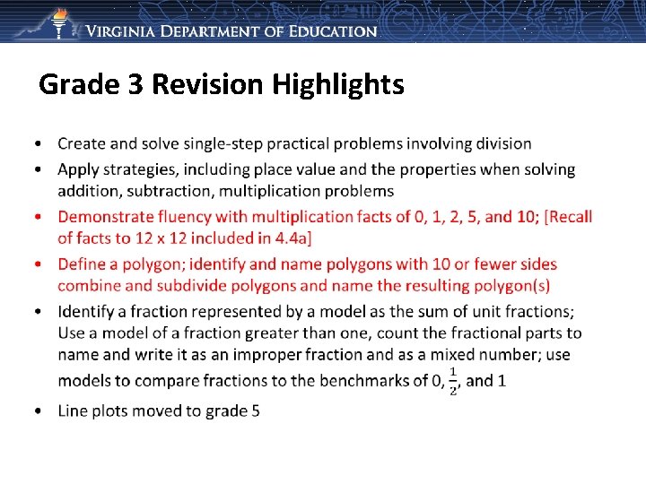 Grade 3 Revision Highlights • 