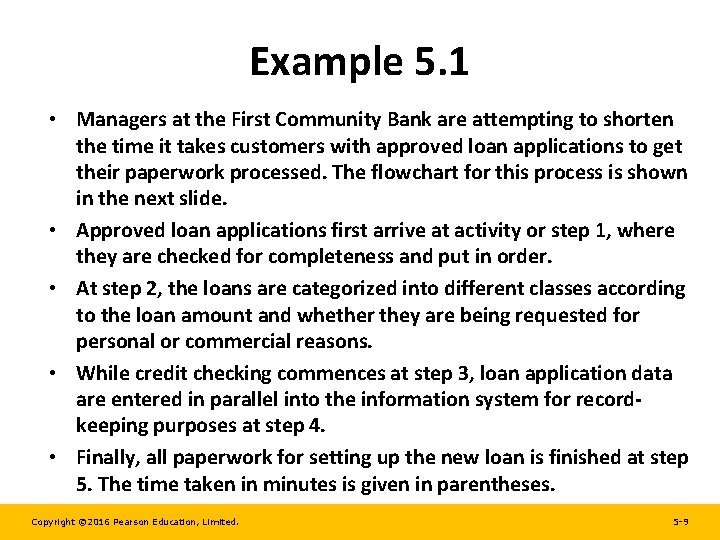Example 5. 1 • Managers at the First Community Bank are attempting to shorten Example 5. 1 • Managers at the First Community Bank are attempting to shorten