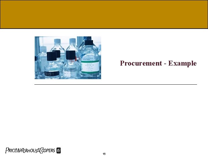  Procurement - Example 16 