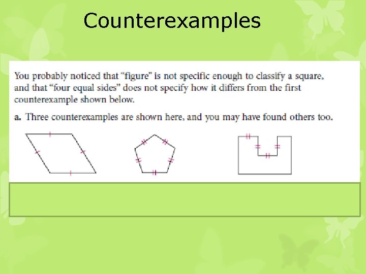 Counterexamples 