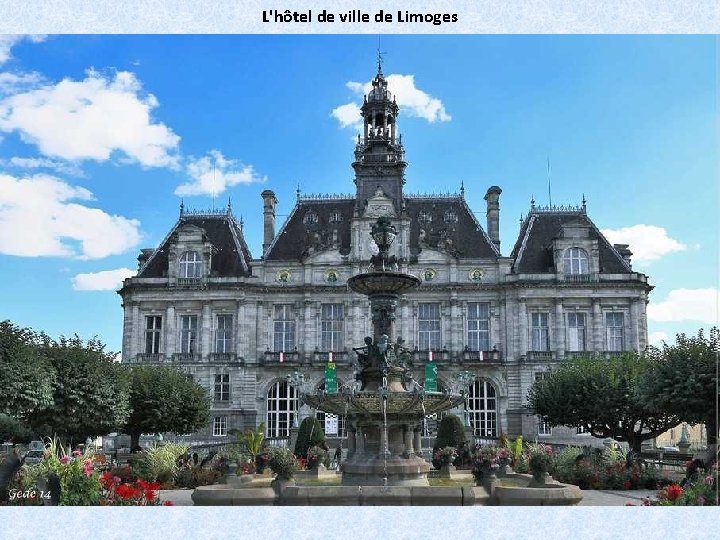 L'hôtel de ville de Limoges 