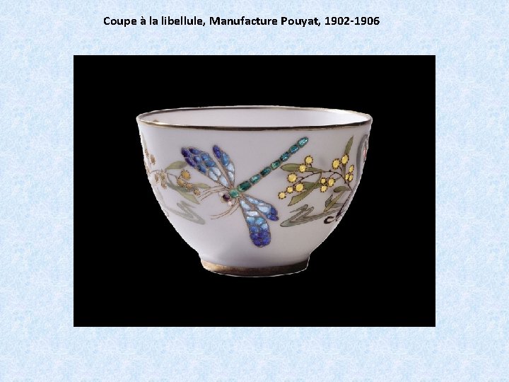 Coupe à la libellule, Manufacture Pouyat, 1902 -1906 