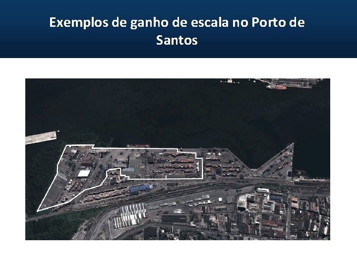 Exemplos de ganho de escala no Porto de Santos 