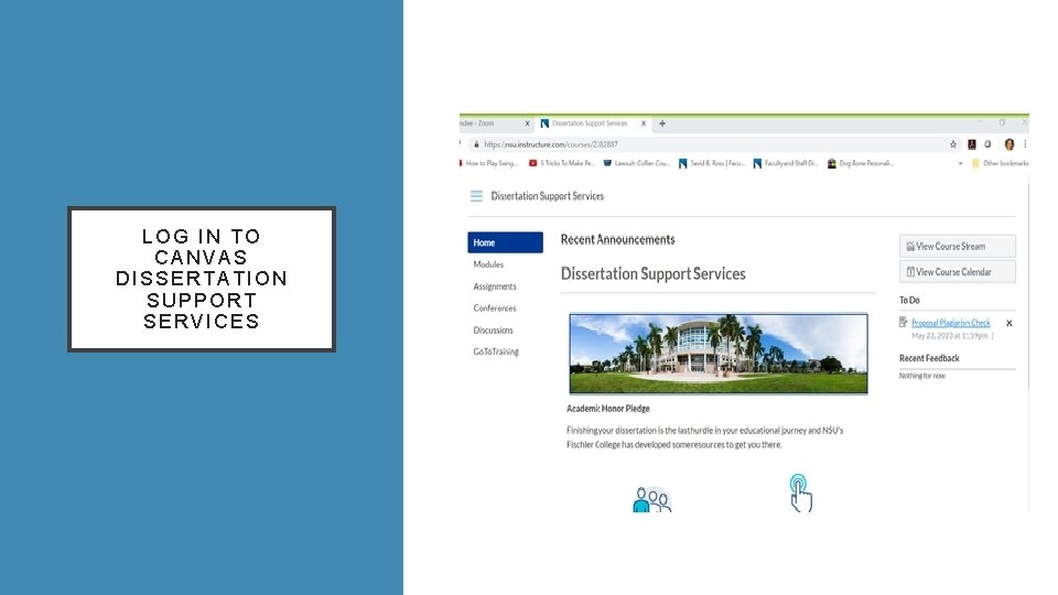 LOG IN TO CANVAS DISSERTATION SUPPORT SERVICES 
