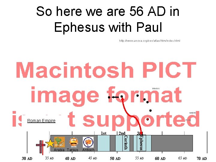 So here we are 56 AD in Ephesus with Paul http: //www. anova. org/sev/atlas/htm/index.