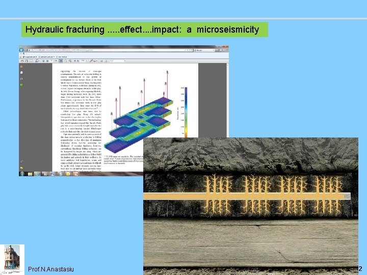 Hydraulic fracturing. . . effect. . impact: a microseismicity Prof. N. Anastasiu Workshop –