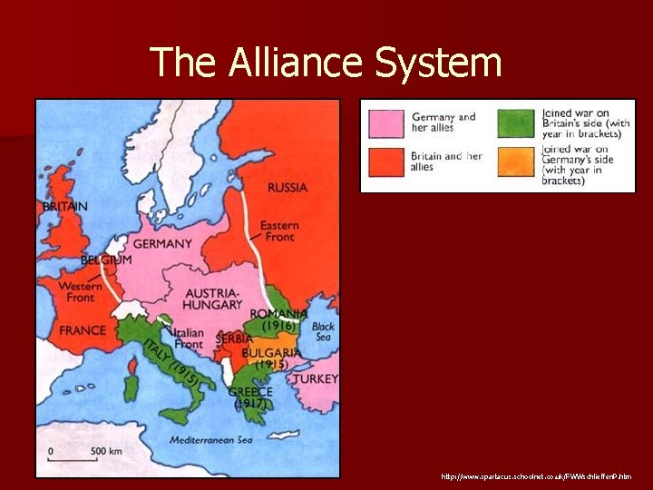 The Alliance System http: //www. spartacus. schoolnet. co. uk/FWWschlieffen. P. htm 