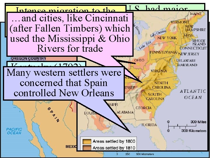 From 1800 to 1810, the U. S. major The United in had 1800 Intense