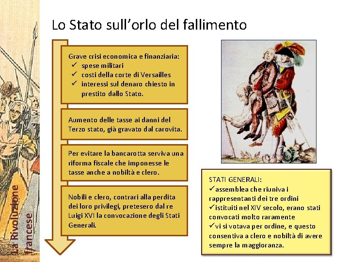 Lo Stato sull’orlo del fallimento Grave crisi economica e finanziaria: ü spese militari ü