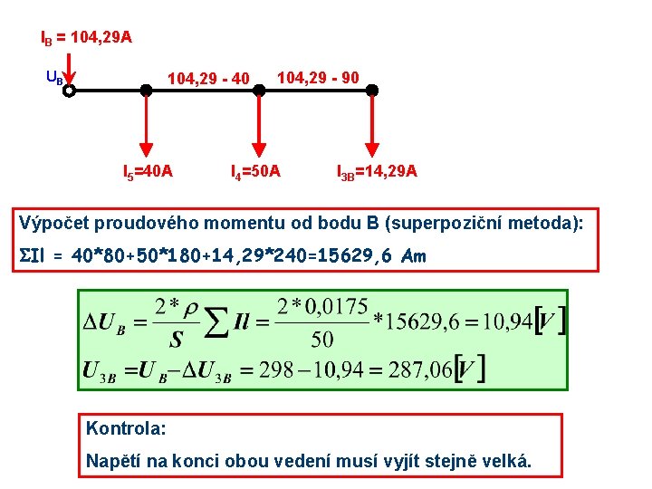 IB = 104, 29 A UB 104, 29 - 40 I 5=40 A 104,