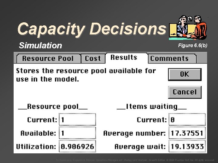 Capacity Decisions Simulation Figure 6. 6(b) To Accompany Krajewski & Ritzman Operations Management: Strategy