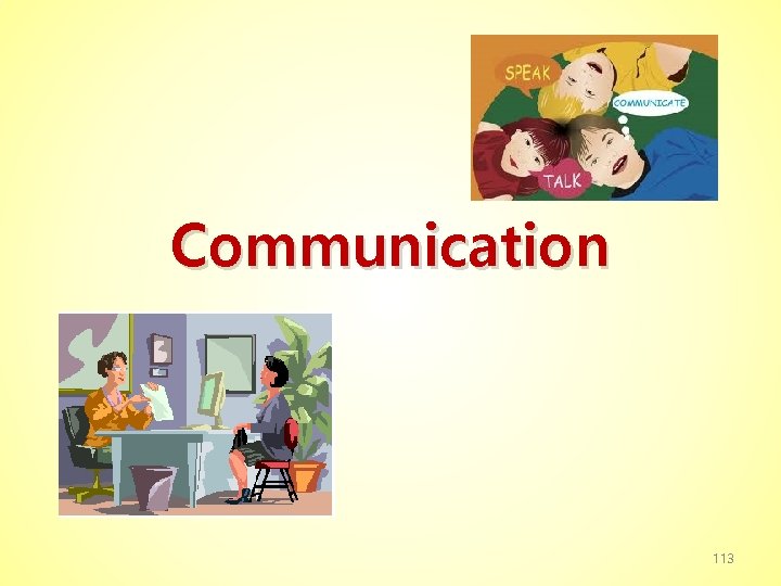 Communication 113 