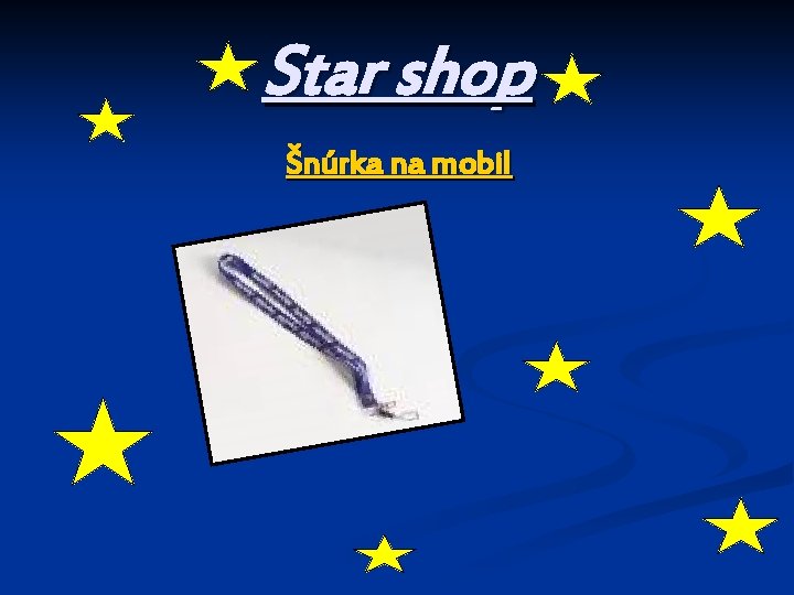 Star shop Šnúrka na mobil 