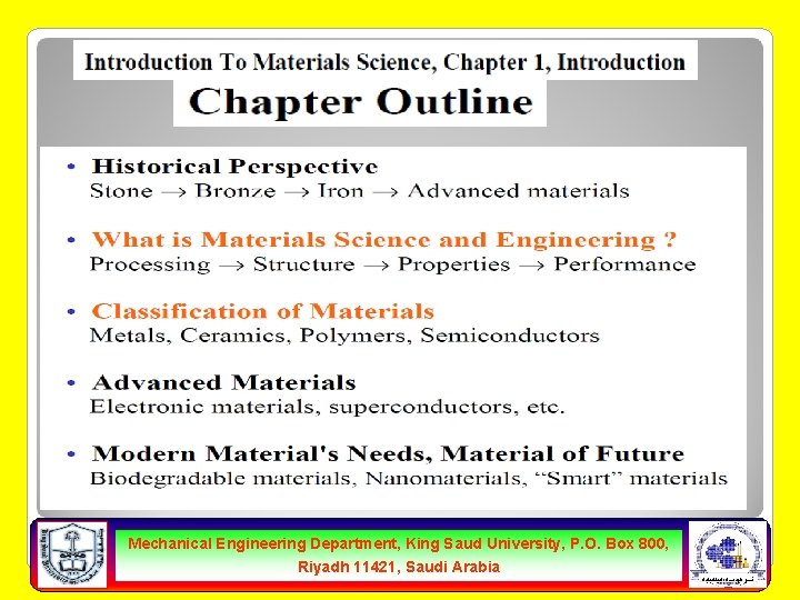 Mechanical Engineering Department, King Saud University, P. O. Box 800, Riyadh 11421, Saudi Arabia