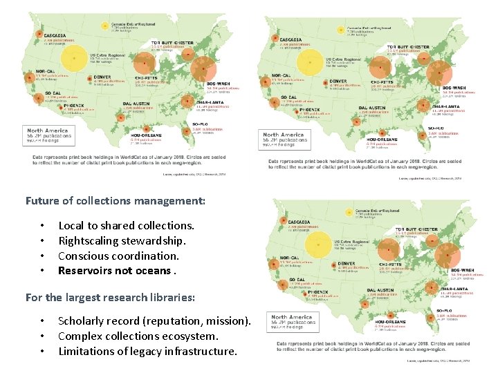Future of collections management: • • Local to shared collections. Rightscaling stewardship. Conscious coordination.