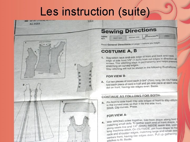 Les instruction (suite) 