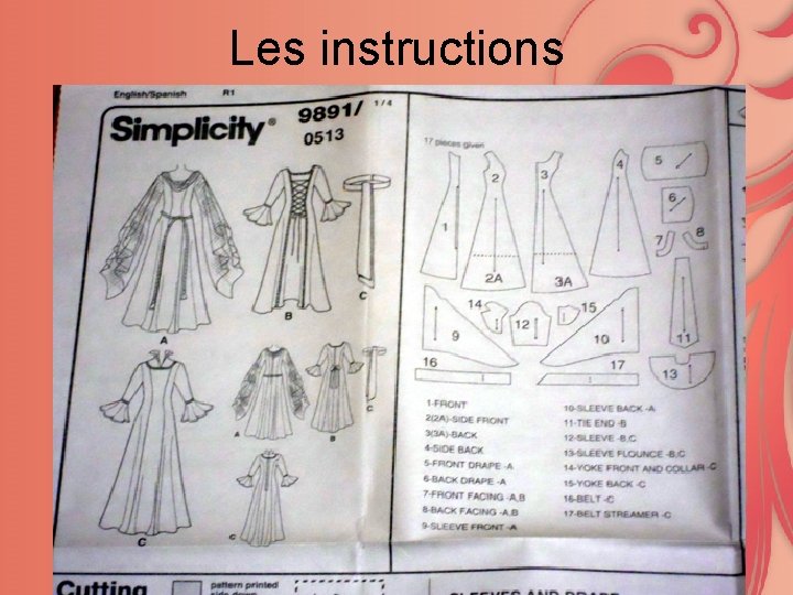 Les instructions 