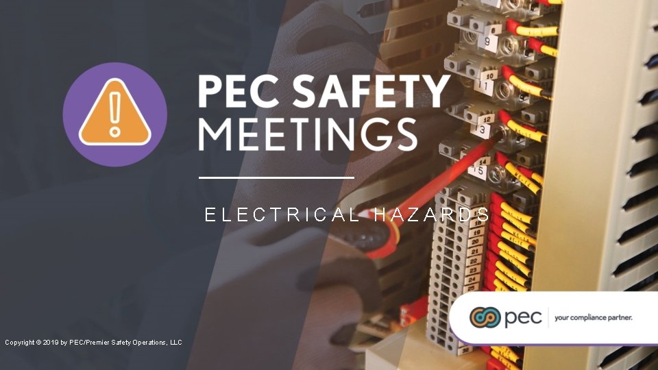 ELECTRICAL HAZARDS Copyright © 2019 by PEC/Premier Safety Operations, LLC 