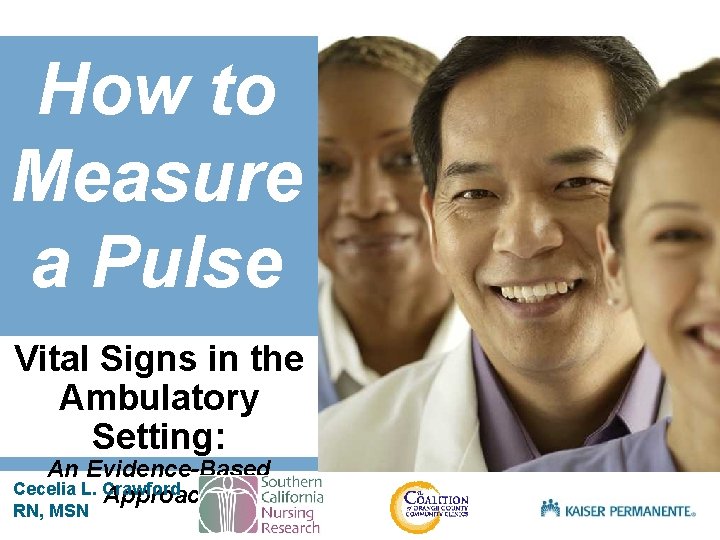 How to Measure a Pulse Vital Signs in the Ambulatory Presentation SUB TITLE HERE