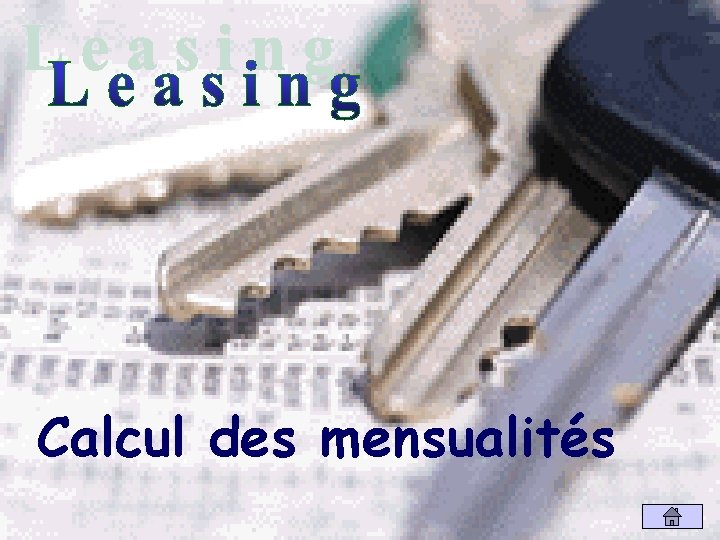 Calcul des mensualités 
