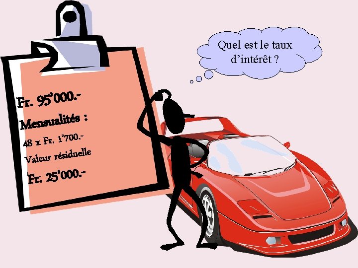 Quel est le taux d’intérêt ? . 0 0 0 ’ 5 9 Fr.