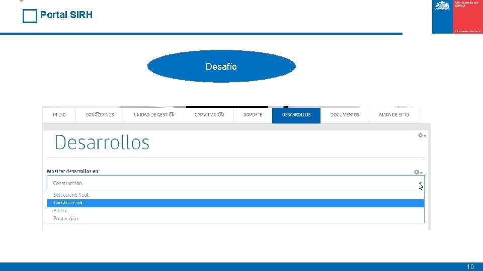 ü Portal SIRH Desafío 10 